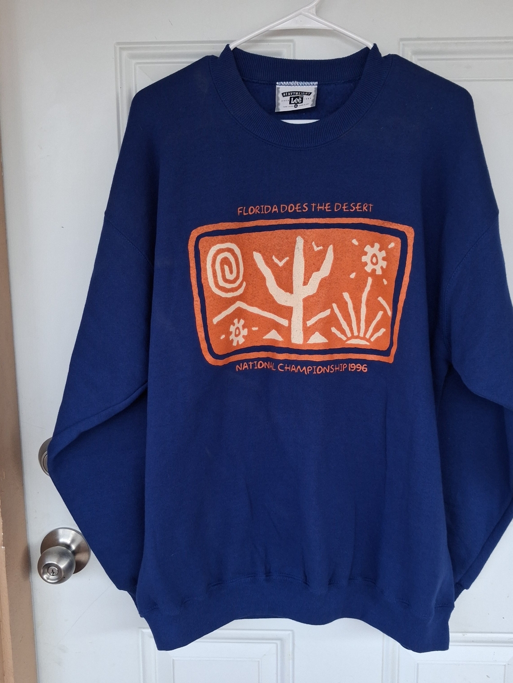 Lee Heavyweight Graphic Sweatshirt Graphic Sweatshirt Blue XL